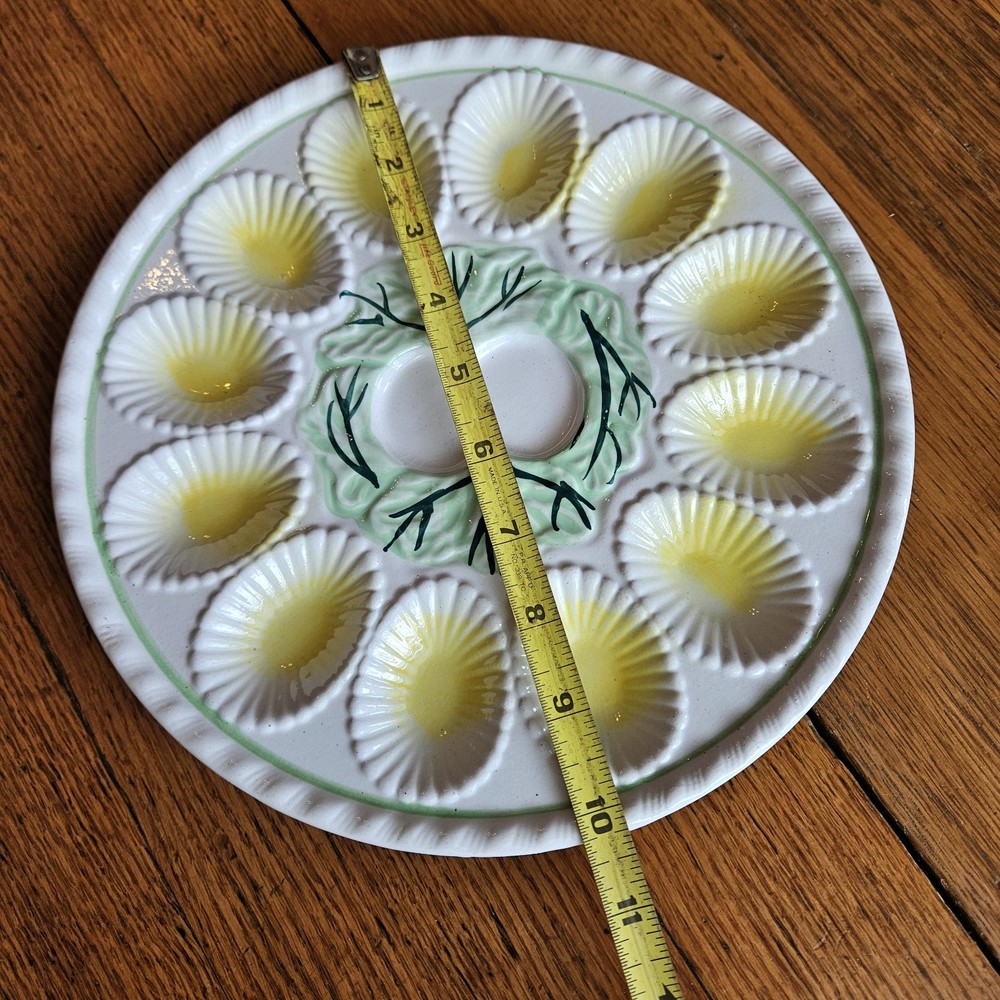 Norleans Deviled Egg Platter White Tray Serving Plate