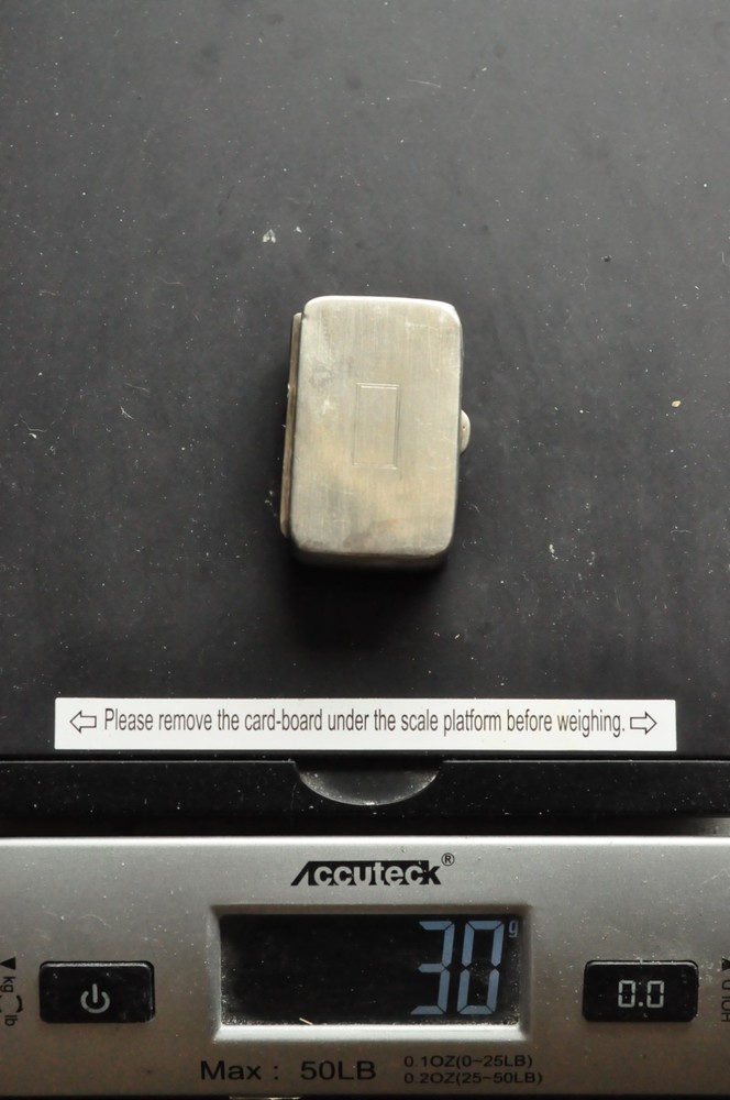 Vintage Webster Sterling Silver Pill Box – Rectangular 2" × 1.25" 30g No Monog.