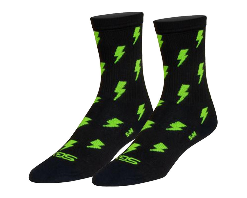 Sockguy 6" SGX Socks (Lit Black)