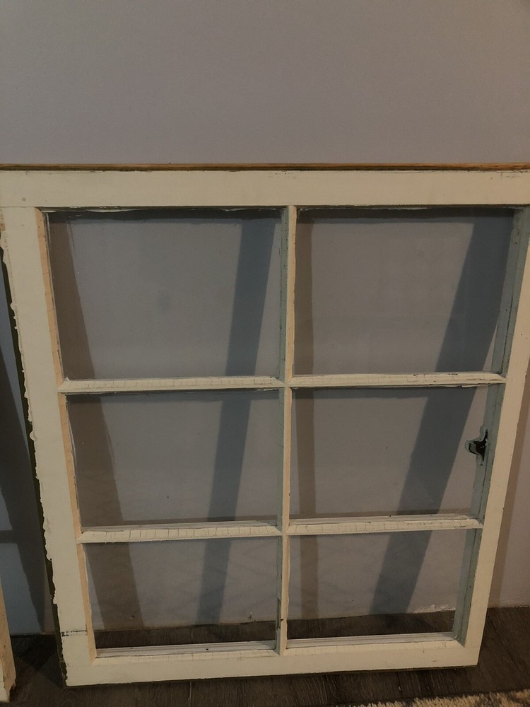 antique window glass panes