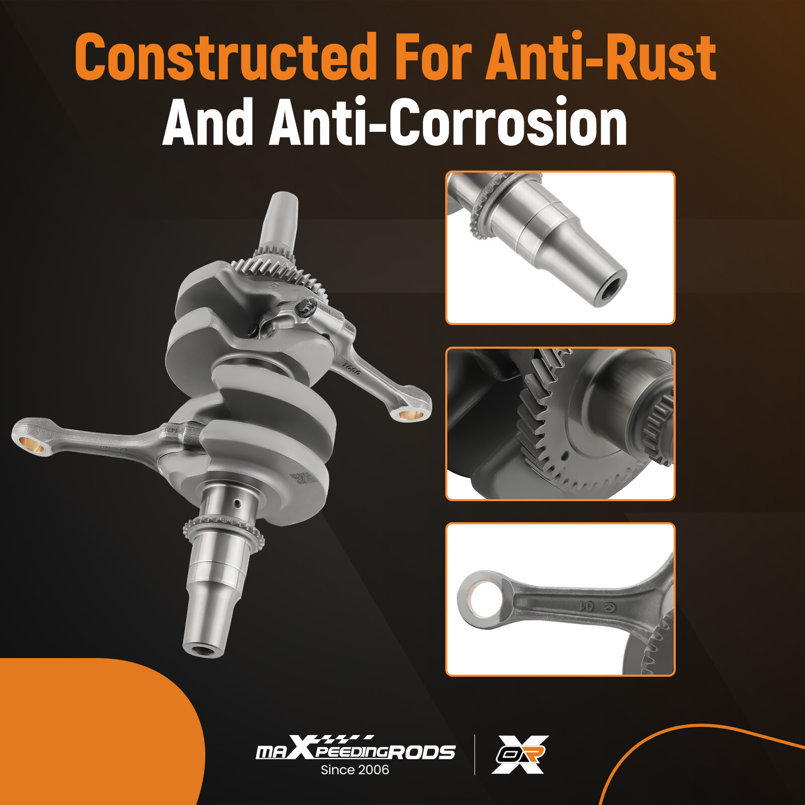 Engine Crankshaft Crank Shaft & Connecting Rod For Polaris RZR XP 1000 2014-2017