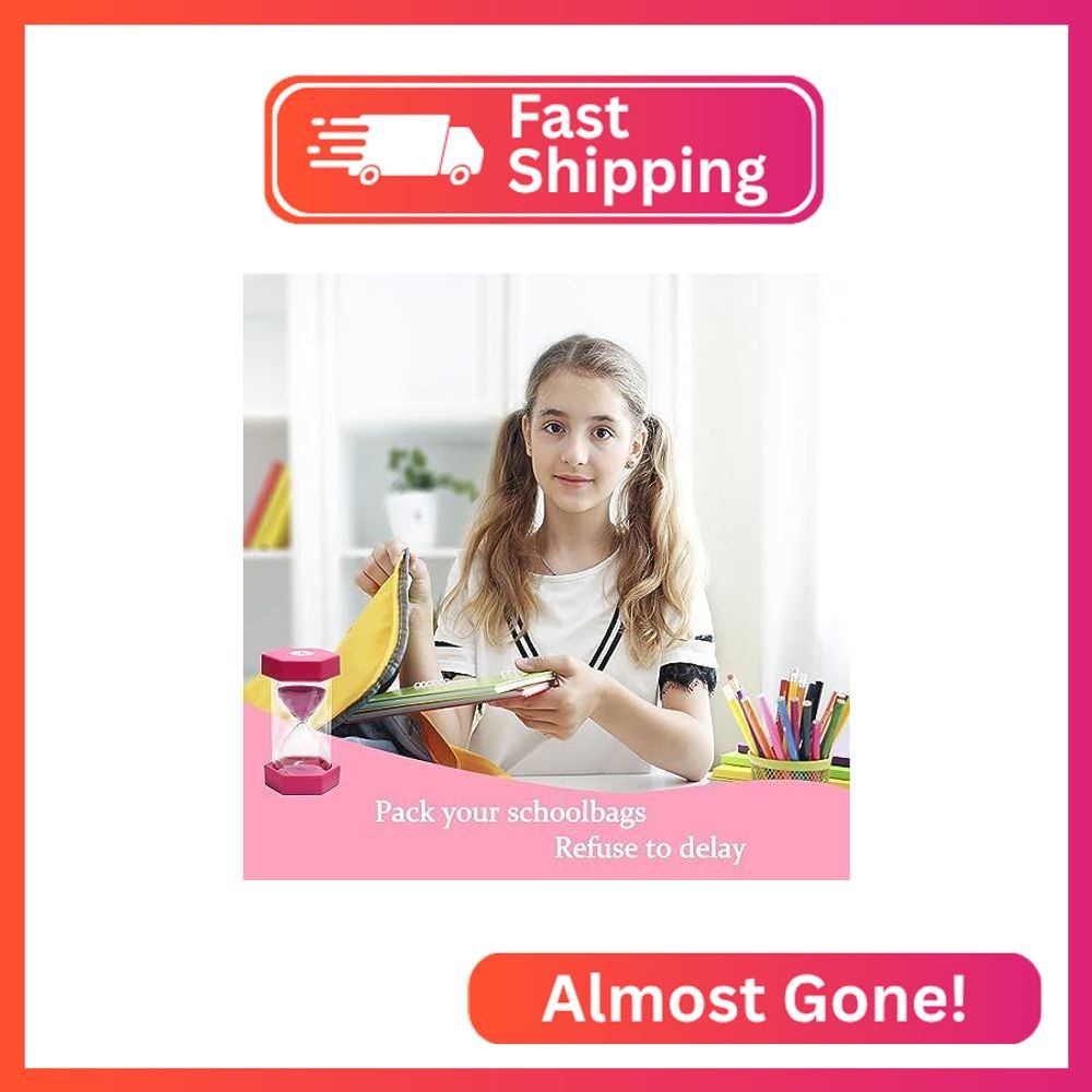 5 Minutes, Sand Timer, Hourglass Sandtimer, Kitchen Timer Digital for Cooking, S