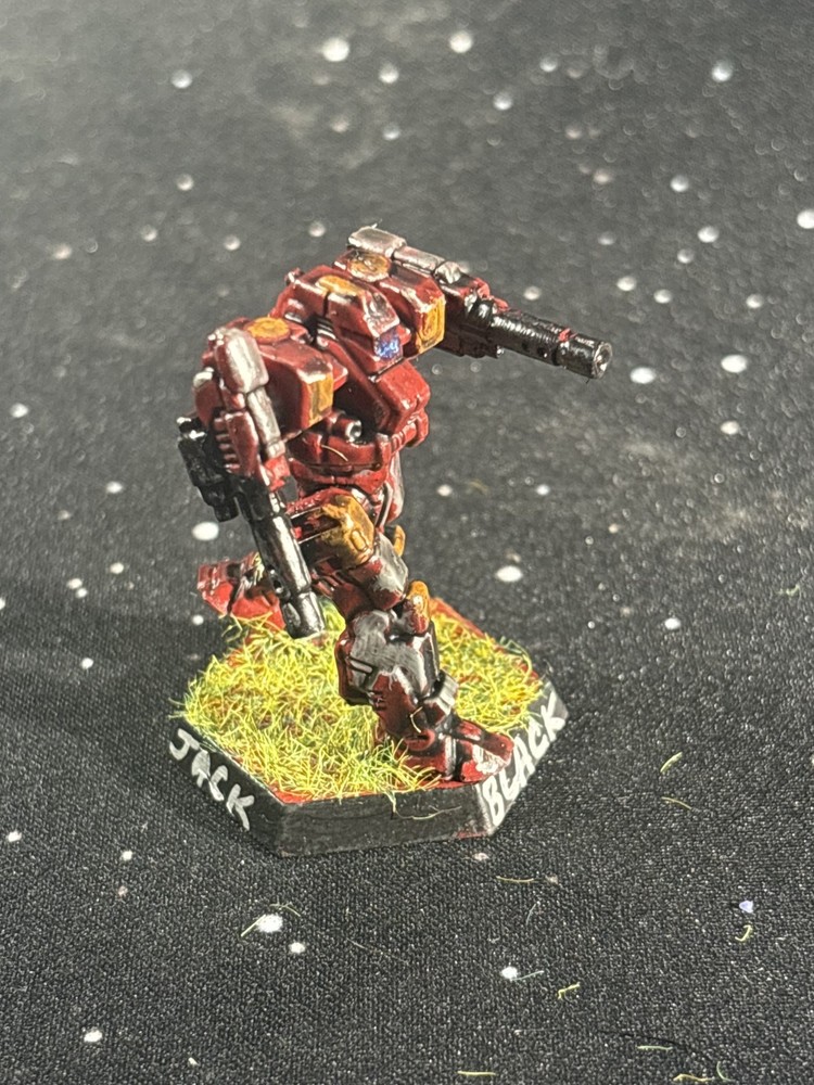 Hand Painted BattleTech BlackJack Mech -- Inner Sphere Striker Lance