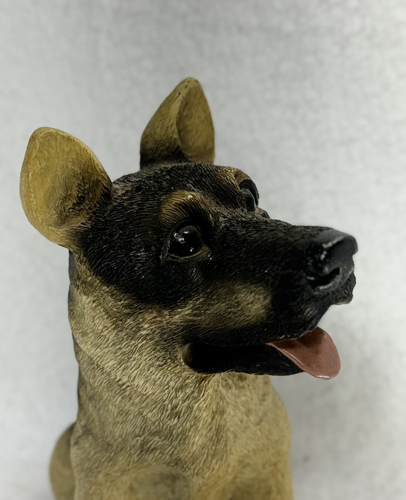 German Shepherd Poly Resin Dog Statue