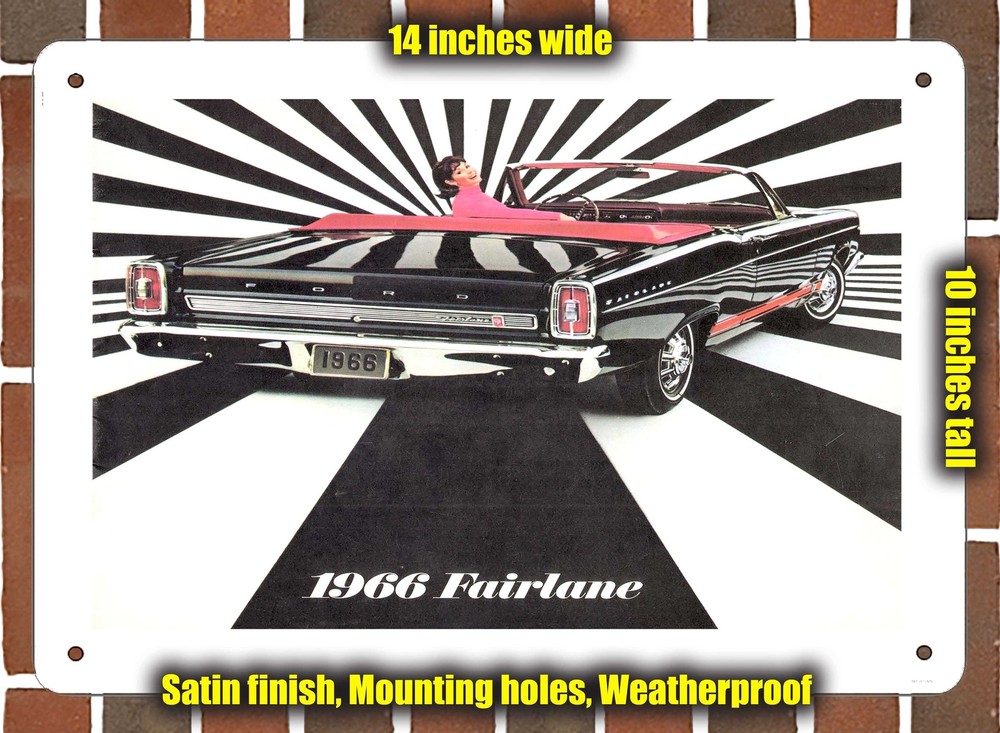 Metal Sign - 1966 Ford Fairlane R