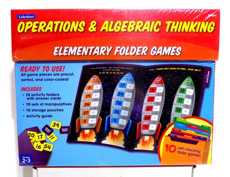 Lakeshore Operations & Algebraic Thinking - Elementary Folder Games Grades 2-3