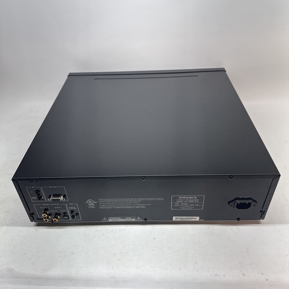 Integra CDC 3.4 6-Disc Carousel CD Player Perfect Working Condition