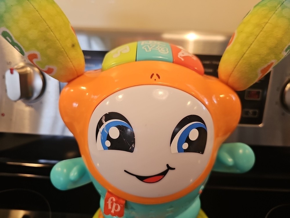 Fisher-Price DJ Bouncin Beats Interactive Musical Learning Toy Lights Bouncing