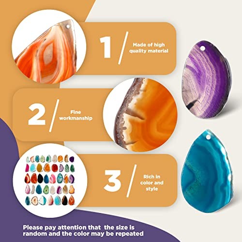100 Pieces Geode Agate Slice Crystals Bulk Polished Geodes Stones Light Table