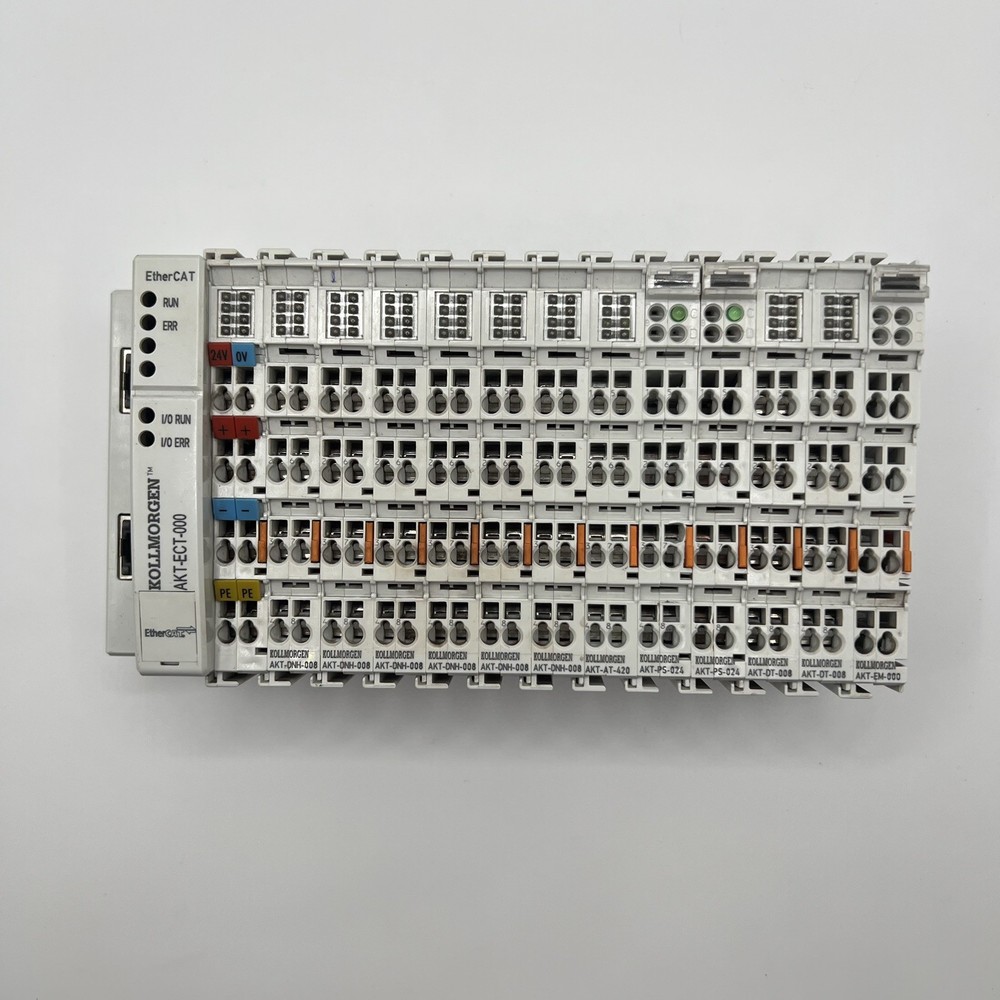 Kollmorgen AKT-ECT-000 Bus Coupler Module & 12 Terminals EtherCAT