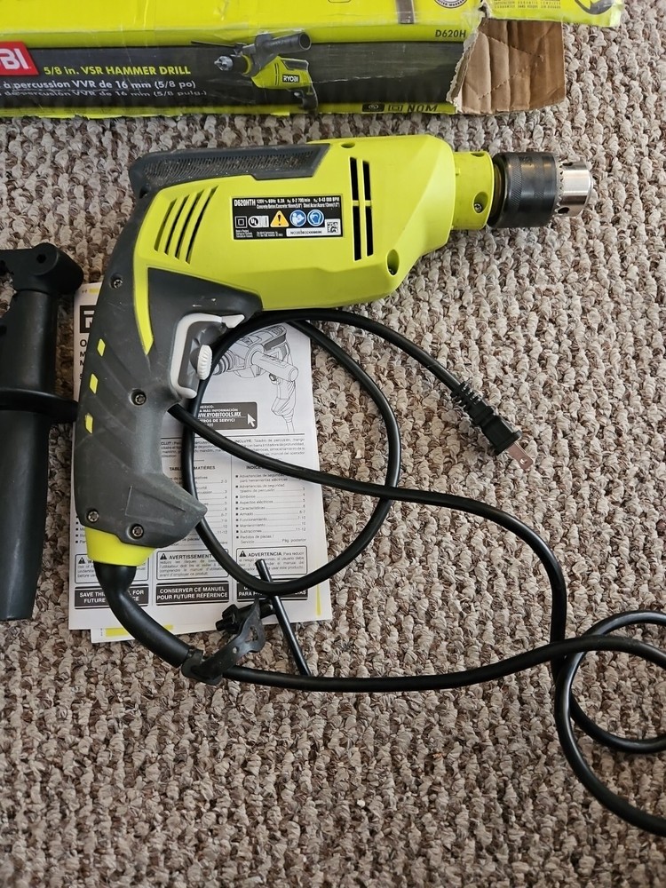 Ryobi D620H 5/8 inch Variable Speed Reversible Hammer Drill