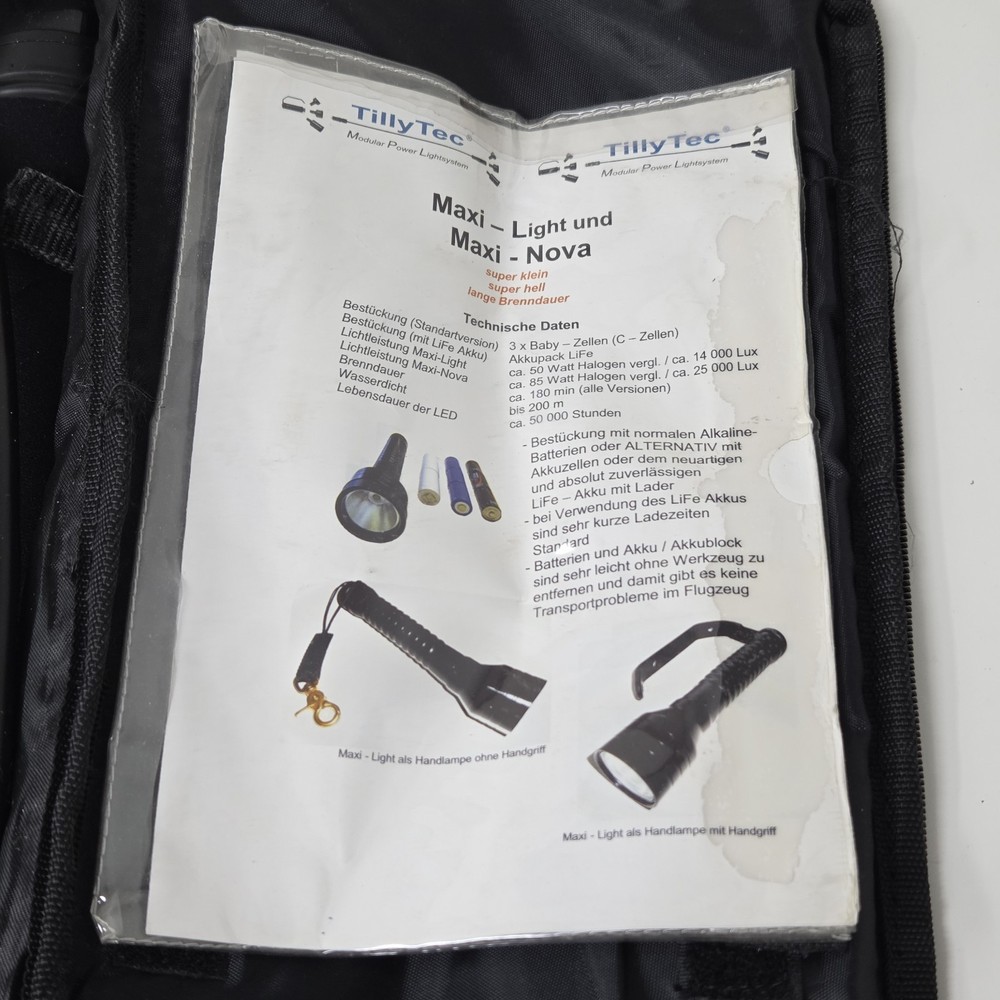 TillyTec Modular Dive Light System – Maxi-Light/Maxi-Nova Set w/ Accessories