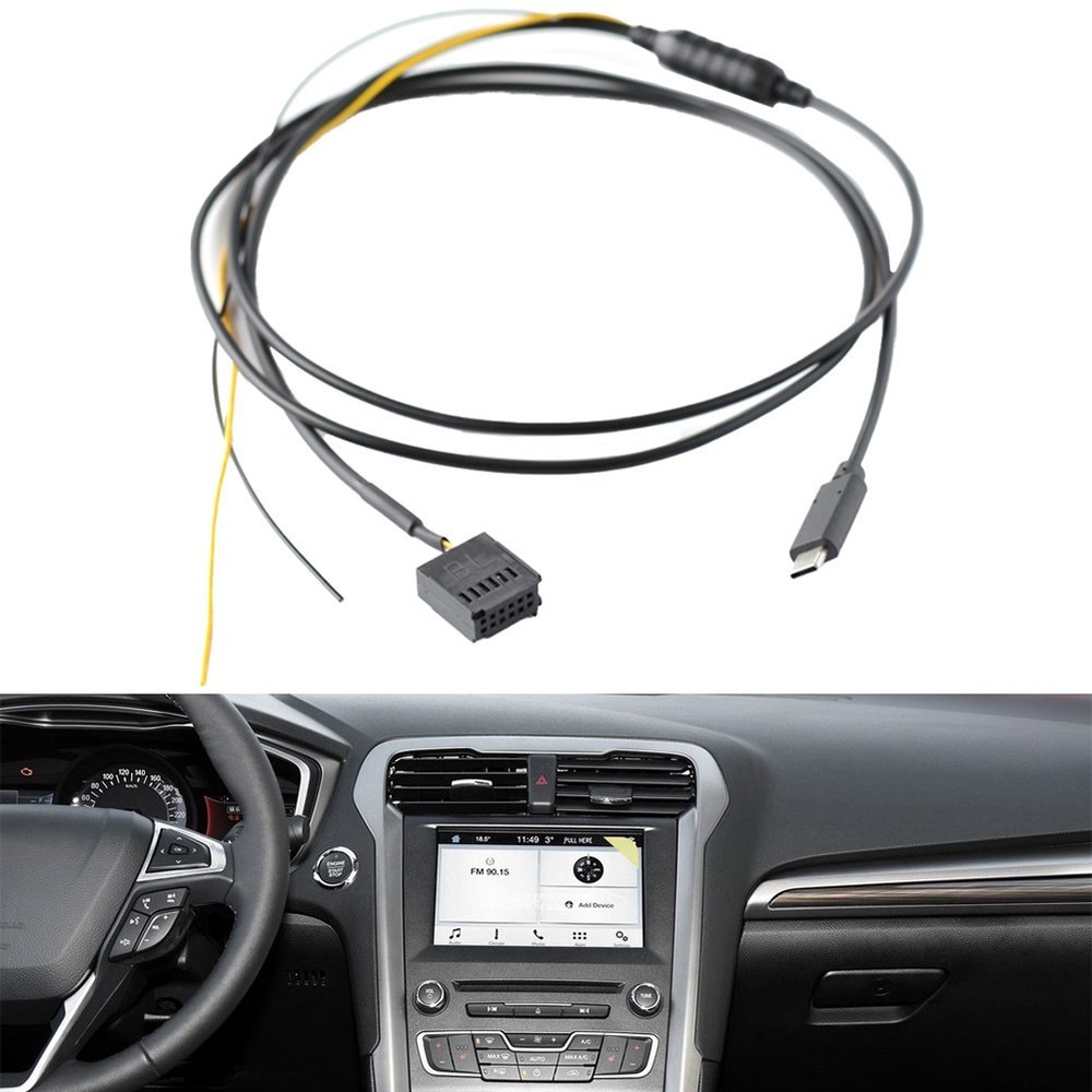 Efficient and Reliable For Ford Audio CD Player TYPEC Audio Input Cable