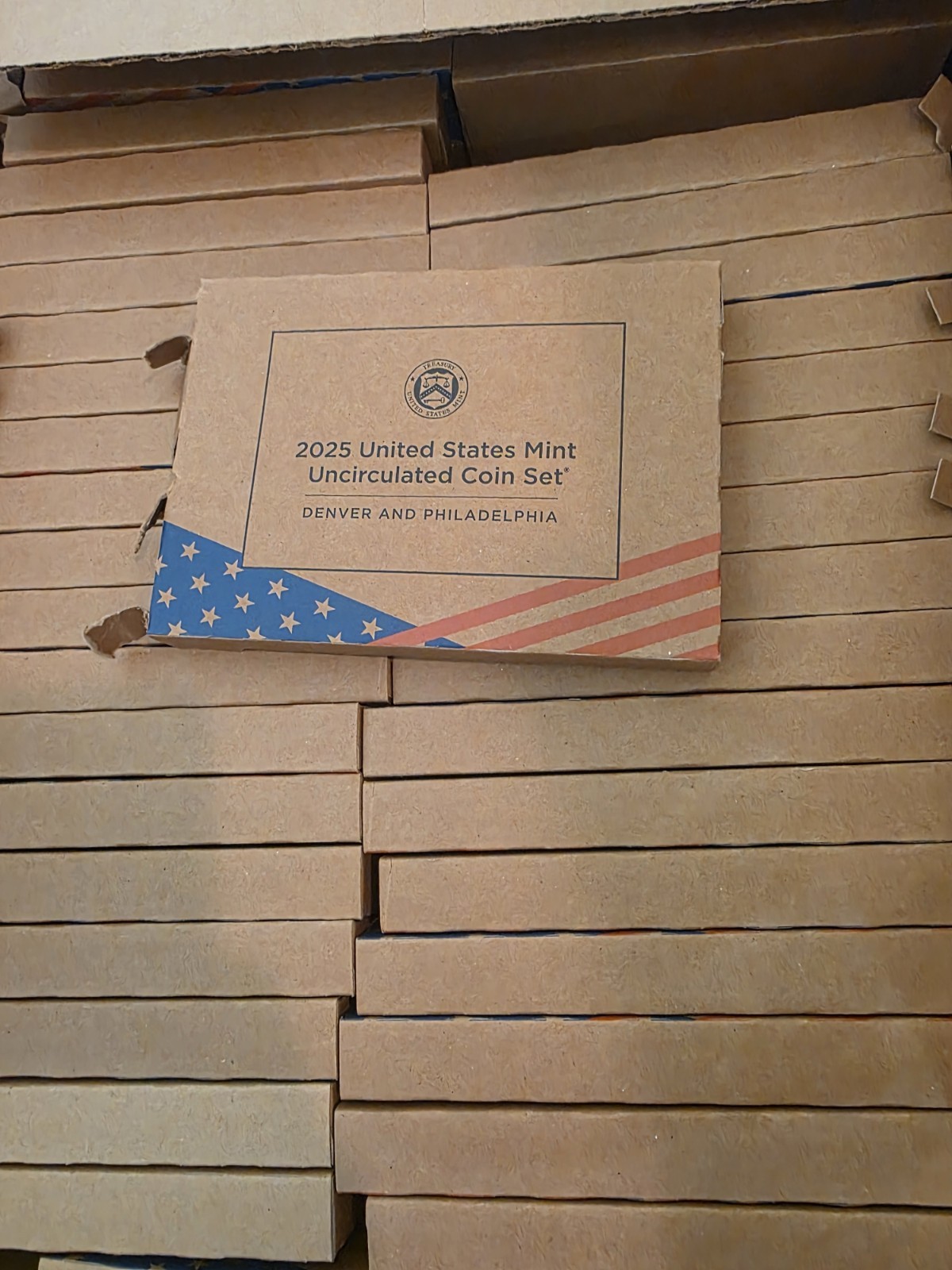 2025 P D US Mint Uncirculated Coin Set (No Penny) SOLD OUT AT THE MINT! & BOX