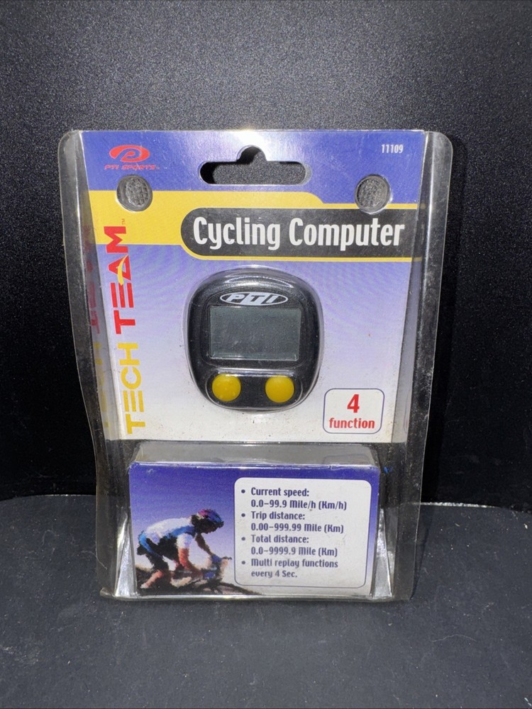 PTI Sports Tech Team Cycling Computer - 4 Function