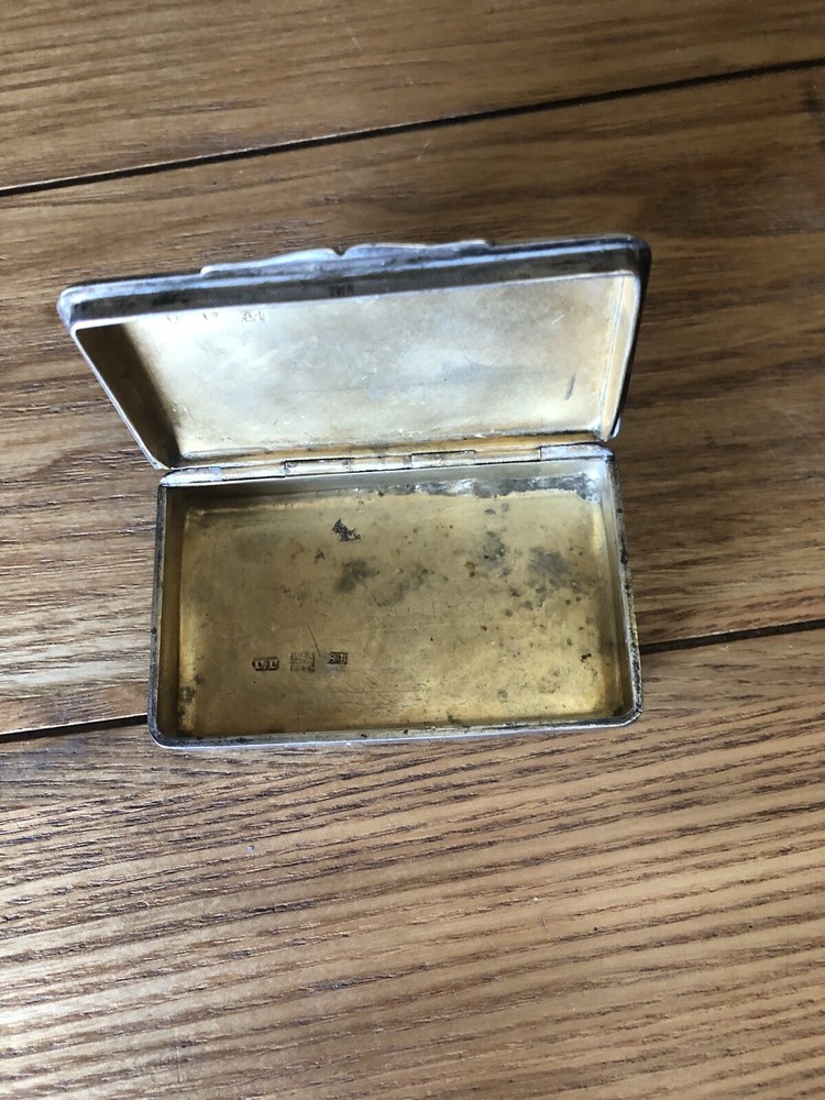 Antique Russian Silver Cigarette Case.