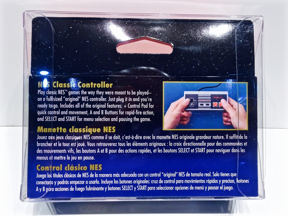 1 Box Protector for NES CLASSIC MINI CONTROLLER Nintendo Case Fits EU Size too!