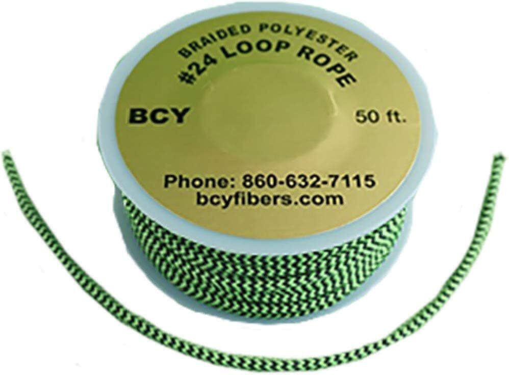 39" - BCY #24 -2-TONE Archery Bowstring Bow String RELEASE D LOOP MATERIAL ROPE
