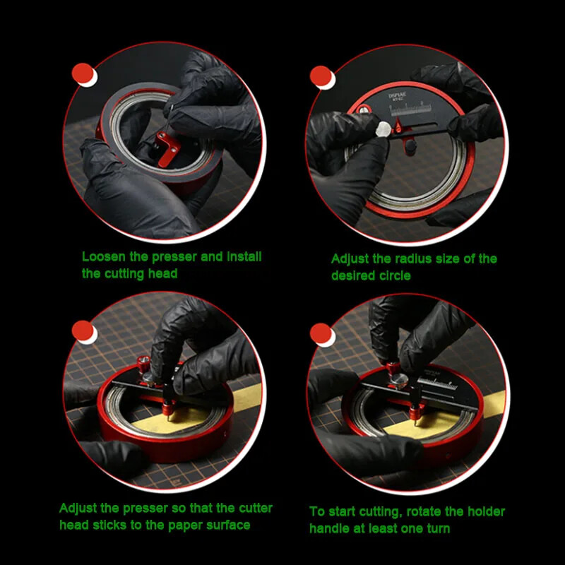Stepless Adjustment Circular Cutter Model Assembly Tool Cutting Modeler MT-EC