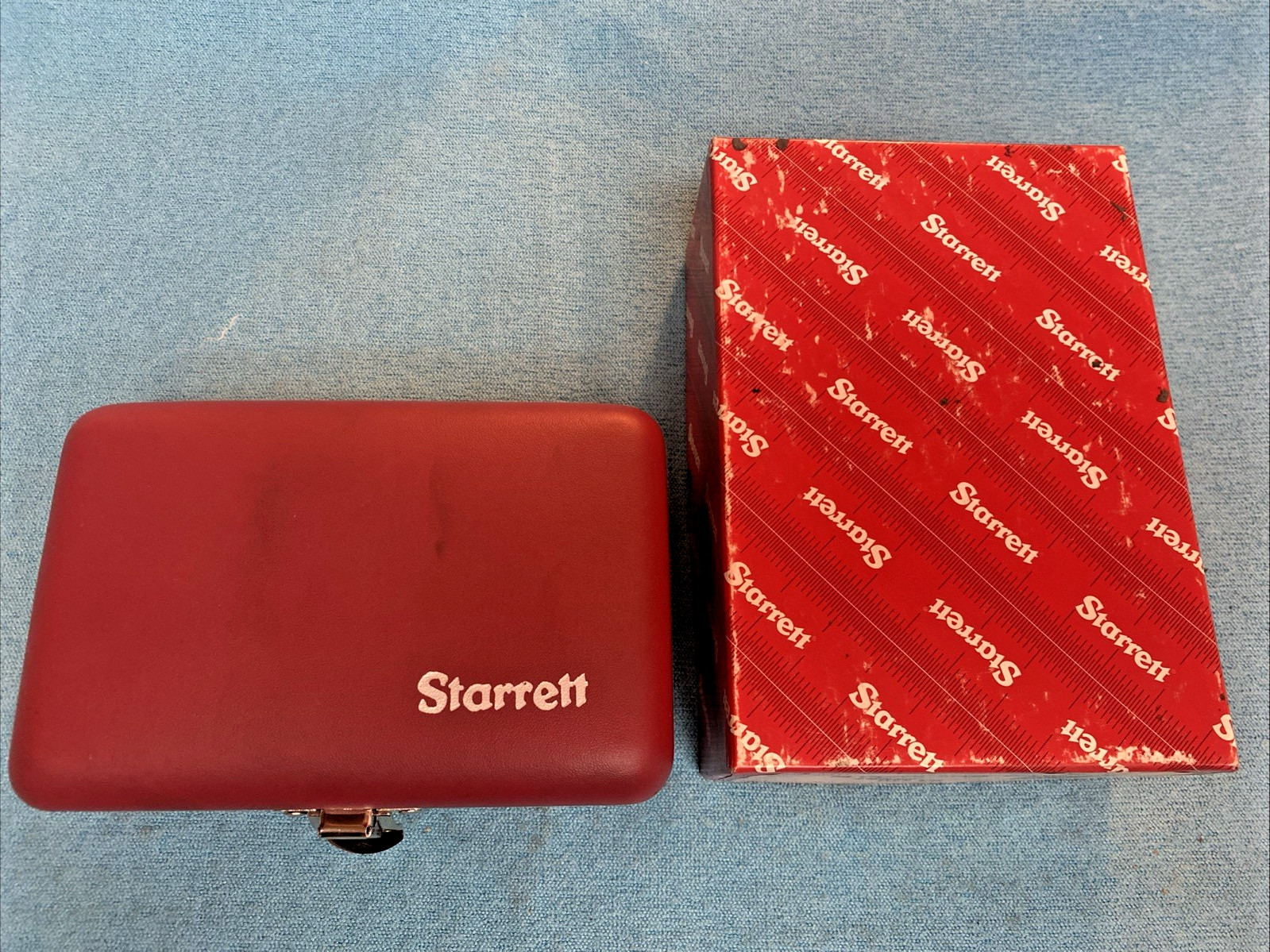 Starrett 706BZ Hardened Steel Inspection Inch Blocks - Matched Pair  1 x 2 x 3"