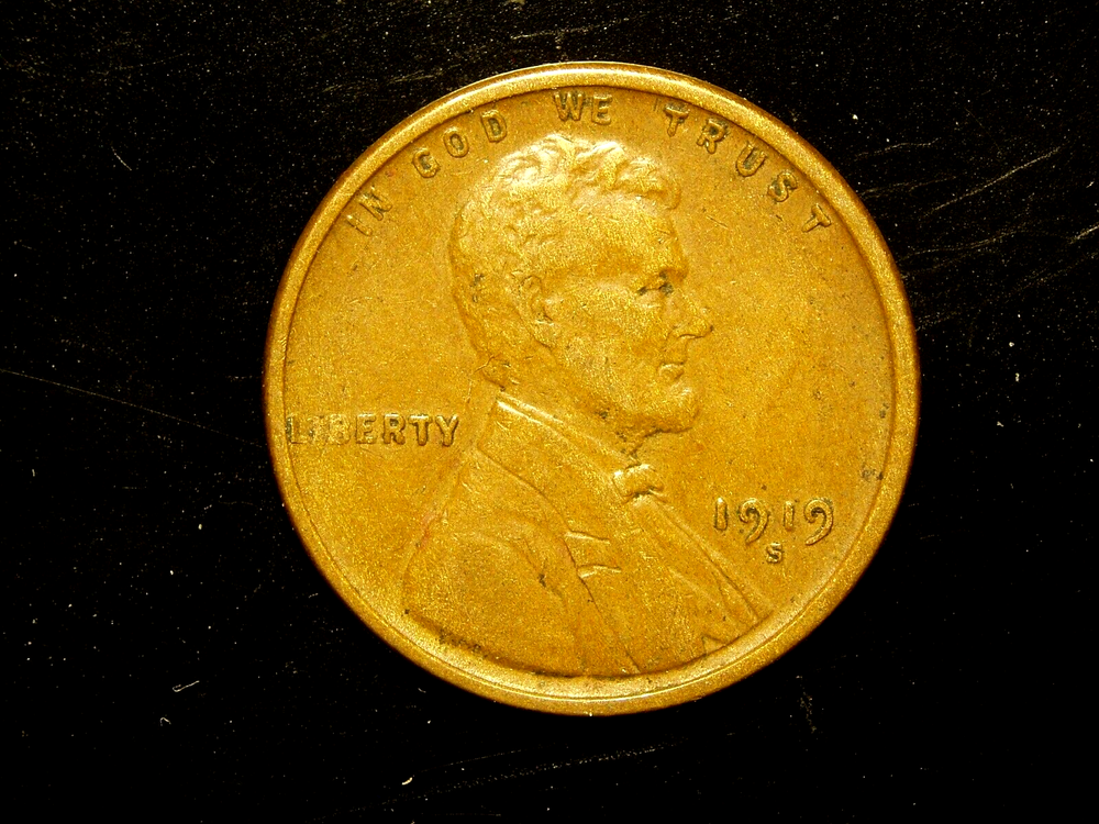 1919-S LINCOLN WHEAT CENT #8