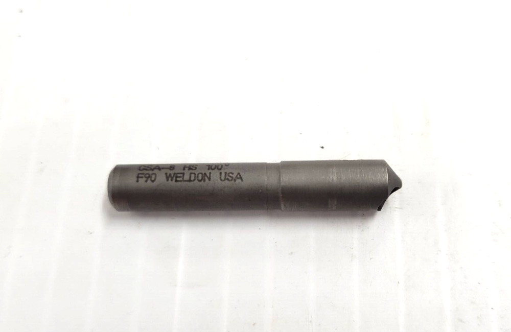 NEW 3/32"- 1/4" Weldon 100 Deg. Deburring Bit