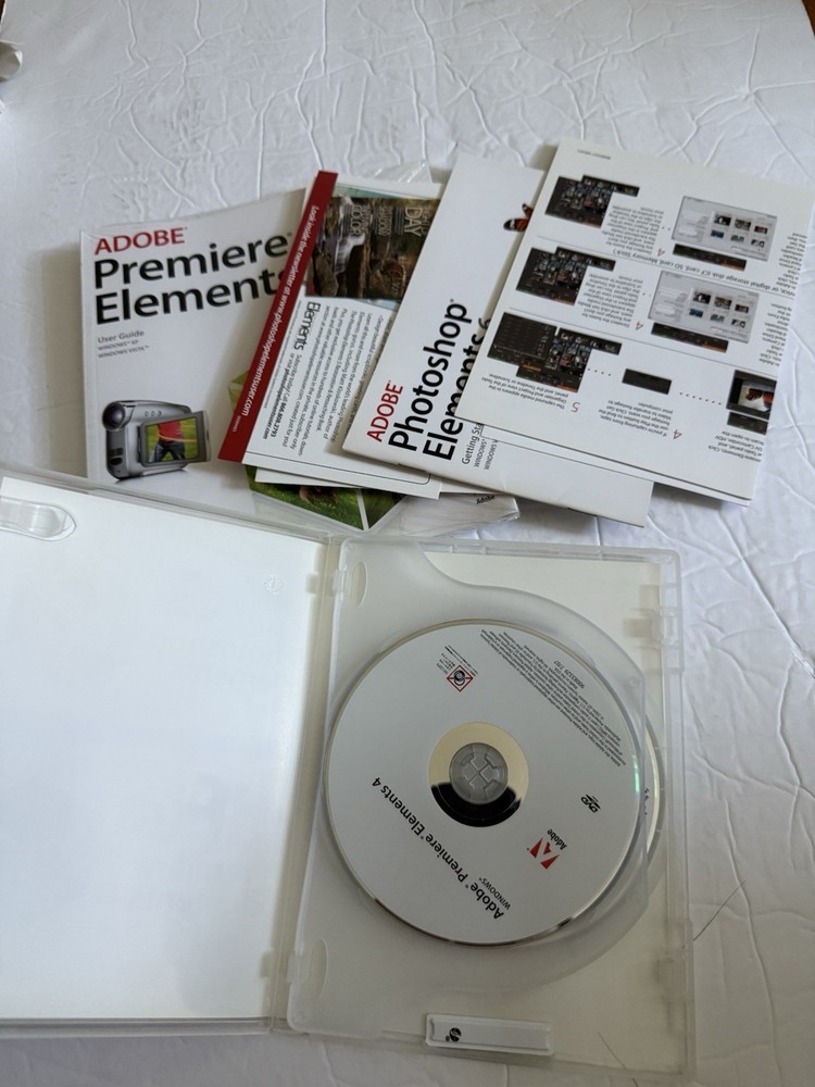 Adobe Photoshop Elements 6 & Premiere Elements 4 with Serial Numbers