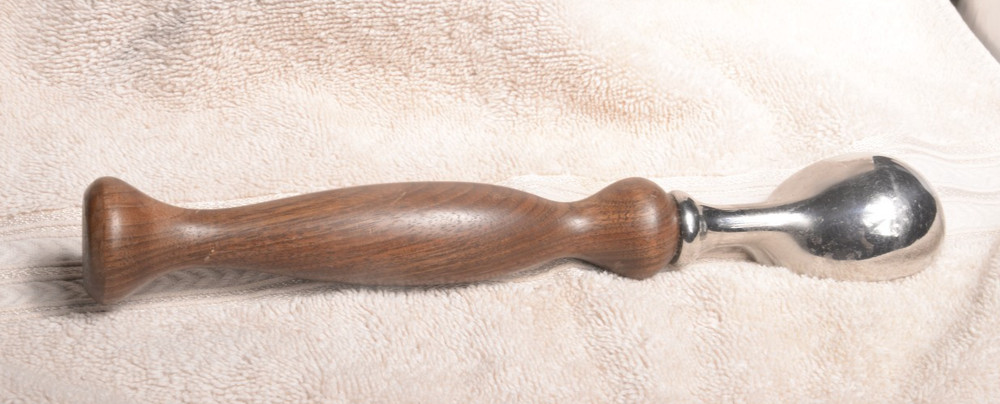 Ice cream scoop with Hand turned walnut handle