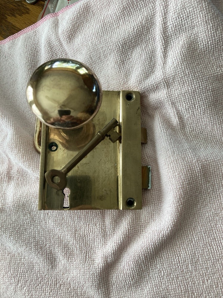 Brass Surface Mounted Door Lock