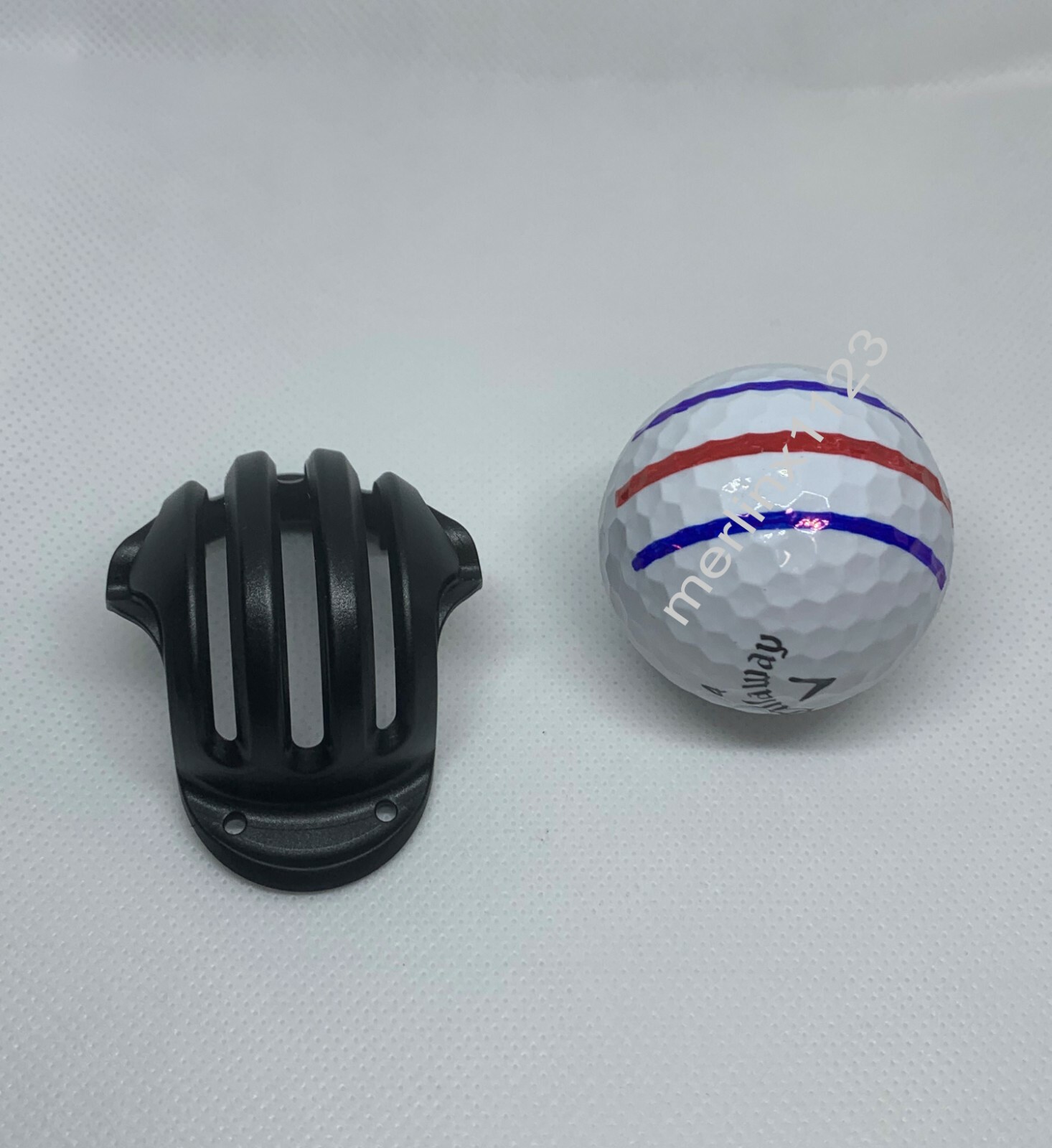 Triple (3) Line Alignment Track Golf Ball Marker Stencil - STENCIL ONLY