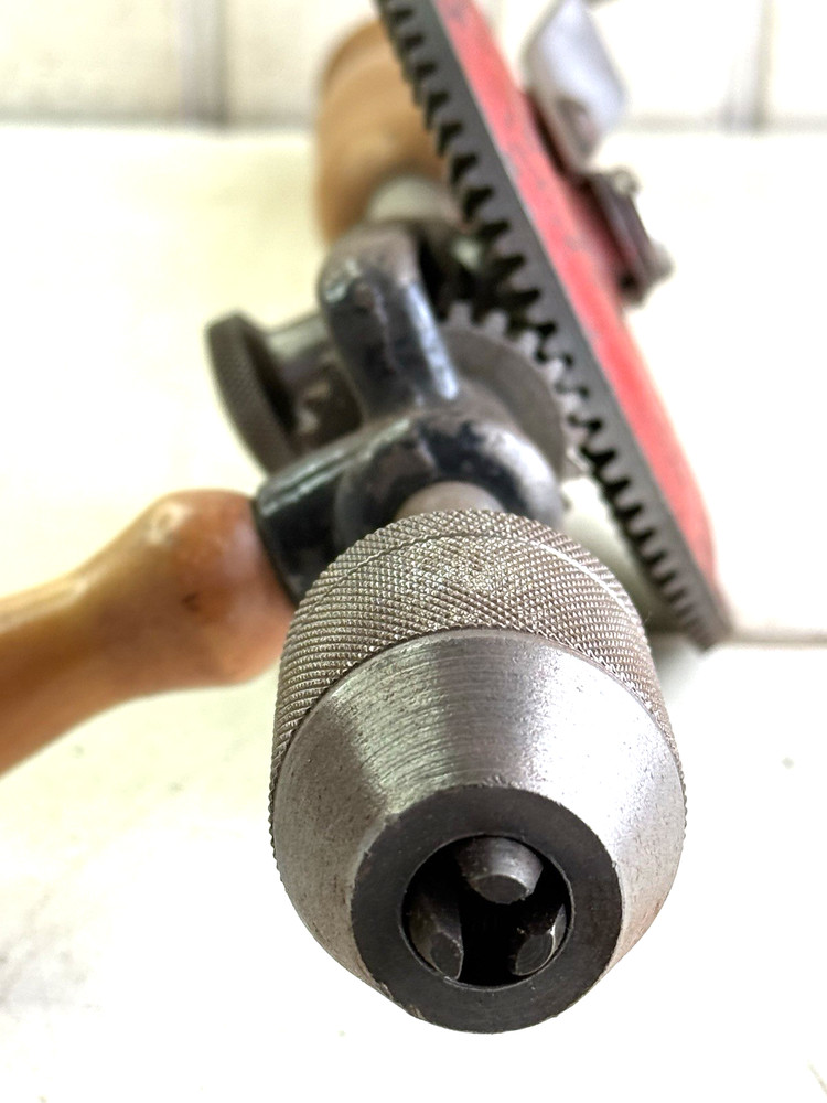Mohawk Shelburne 2 Speed Hand Drill Reworked Used / Chuck Doesn't Close Complete
