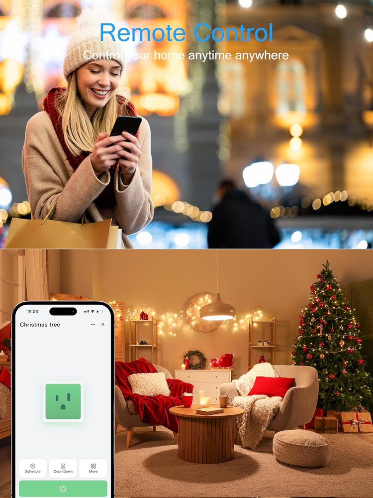 🔌 15A Smart WiFi Plug | App & Voice Control | Alexa & Google