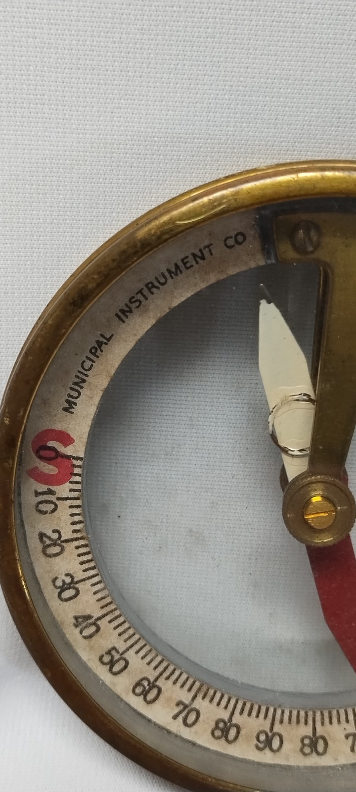 Vintage Municipal Instrument Mining Compass