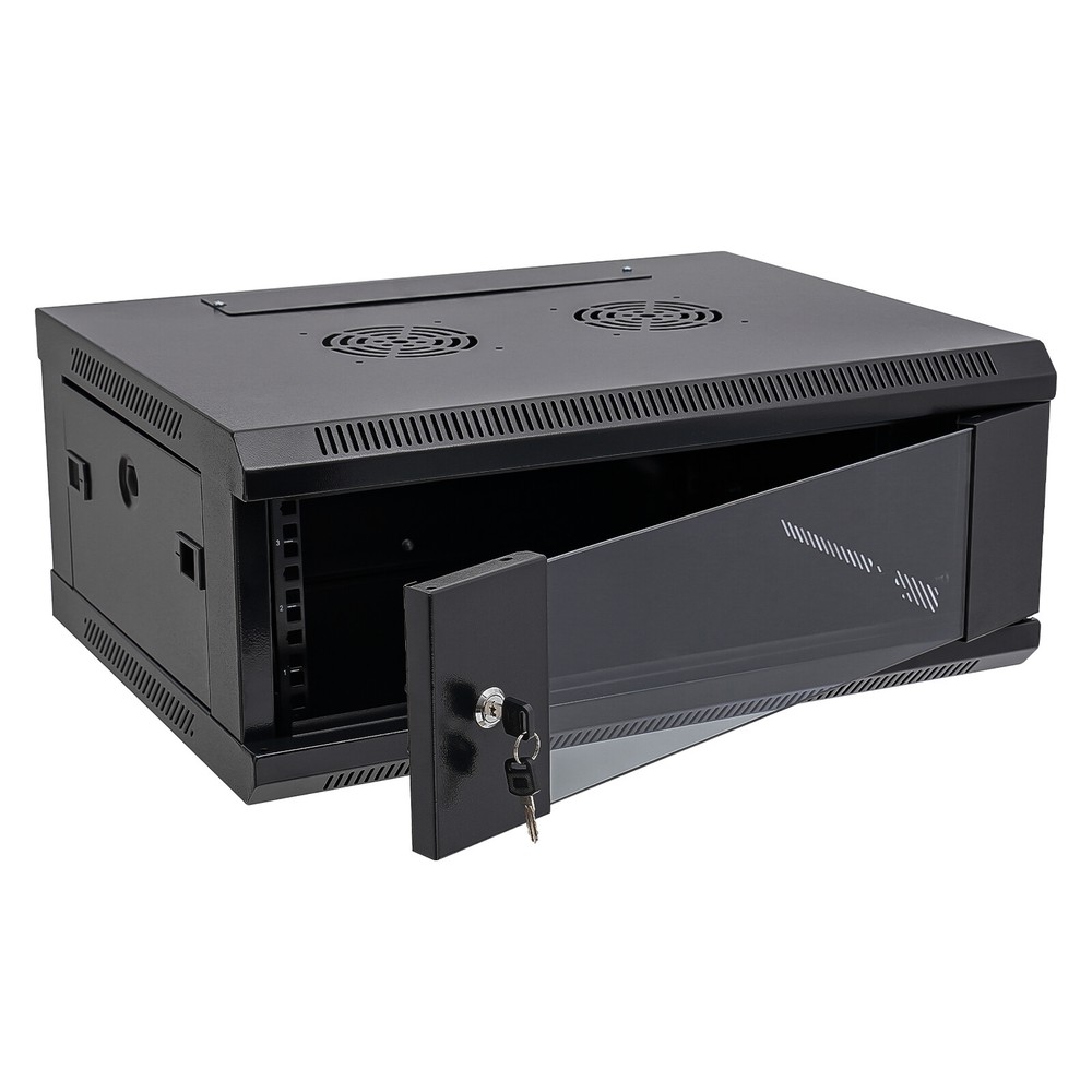 4U Server Cabinet Case Wall Mount Network Server Data Cabinet Enclosure Rack