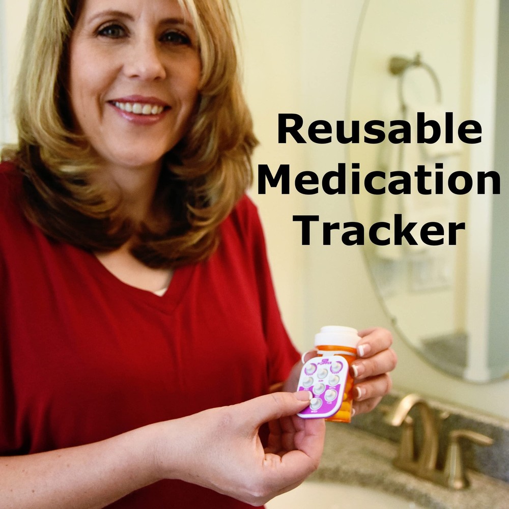 Pill Popper - Memory Aid Medication Dose Tracker 2 Pack