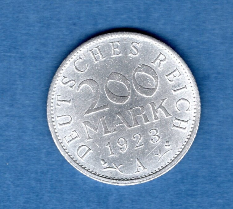 GERMANY  -  200 Mark  -  1923  (Mint  A)  Berlin