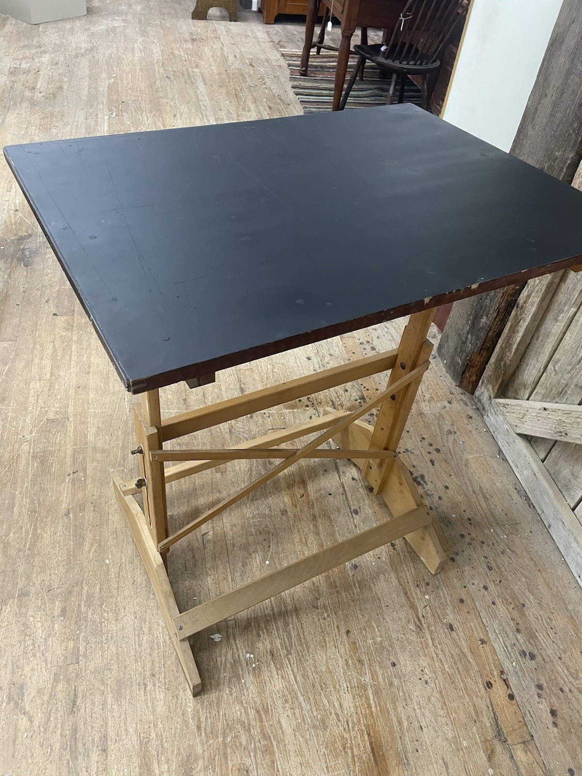Vintage ANCO-BILT DRAFTING TABLE maple Adjustable tilt and height