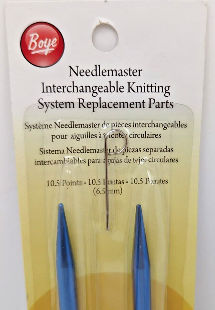Boye Needlemaster Interchangeable Replacement US 10.5 Points 6.5 mm Knitting