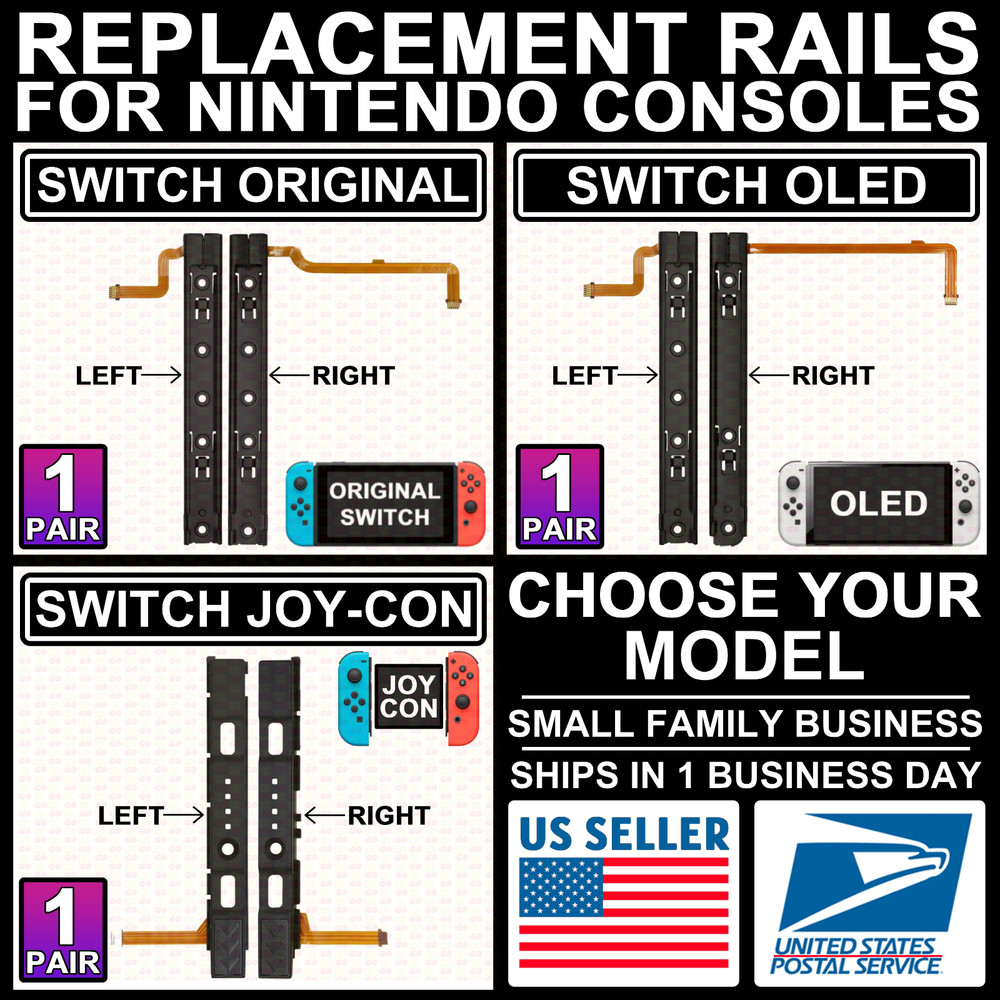 Slider Sliding Rail Railing Flex Cable For Nintendo Switch Original/OLED/Joy-Con