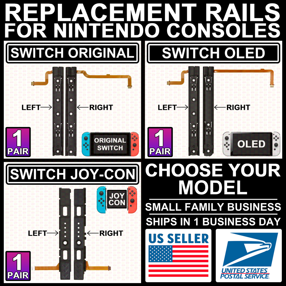 Slider Sliding Rail Railing Flex Cable For Nintendo Switch Original/OLED/Joy-Con