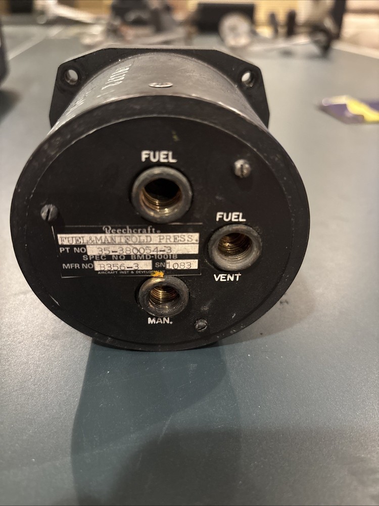 Beechcraft Manifold Pressure And Fuel Flow