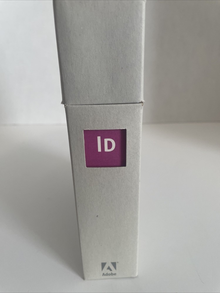 Adobe InDesign CS3 For Mac Big Box 2007 Good Condition 2 CDs