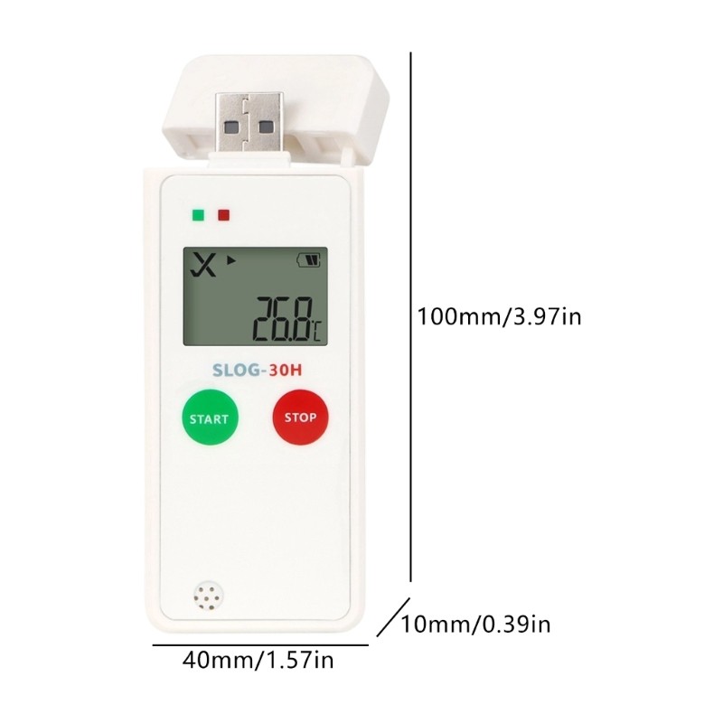 High Accuracy Temperature Humidity Data Logger Immediate for Storage