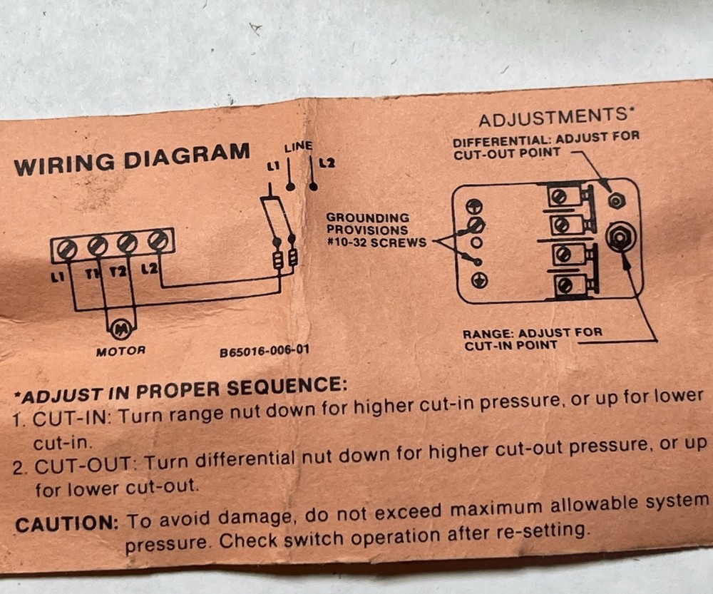 Square D Pumptrol Swith Class 903 Type FSG2