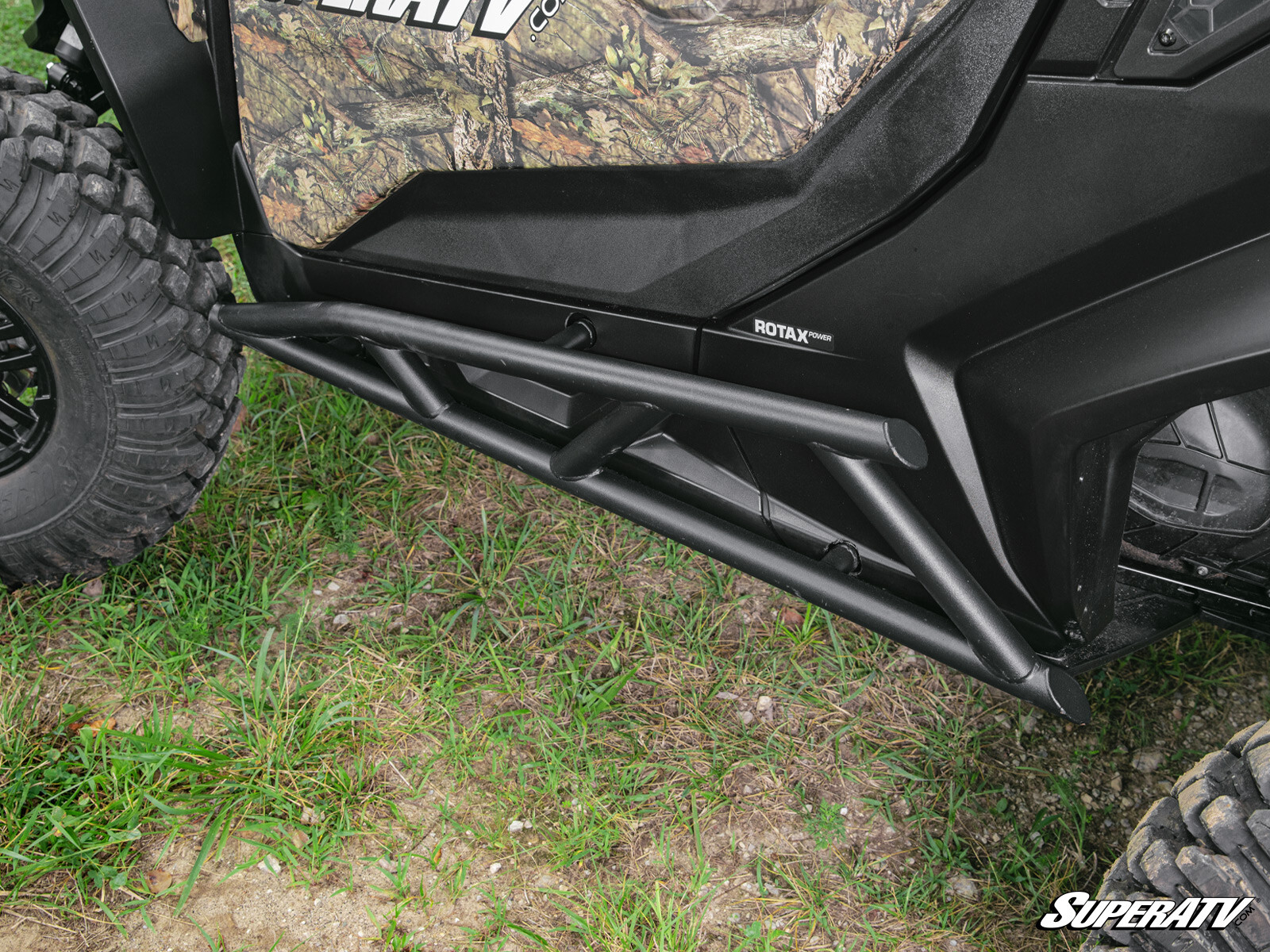 SuperATV Heavy Duty Nerf Bars for Can-Am Commander 1000 (2021+) - Black