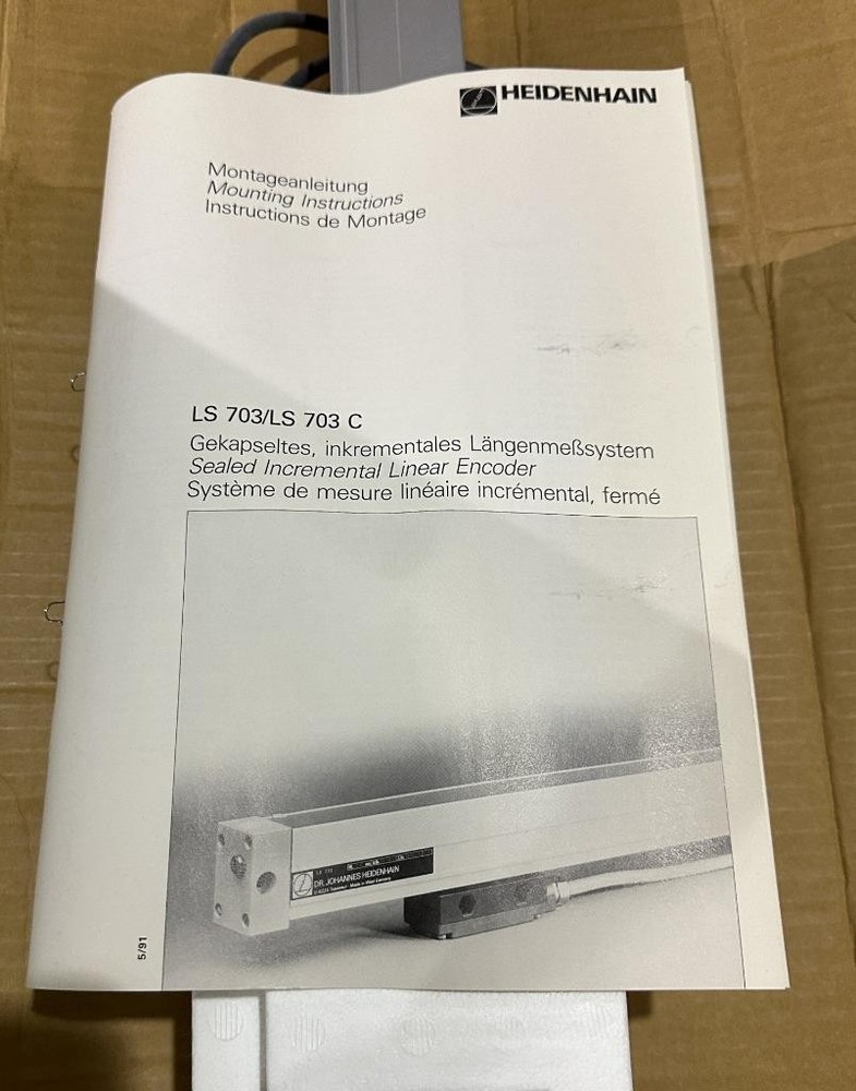 Heidenhain LS 703 C Sealed Incremental Linear Encoder Scale ML 2240mm