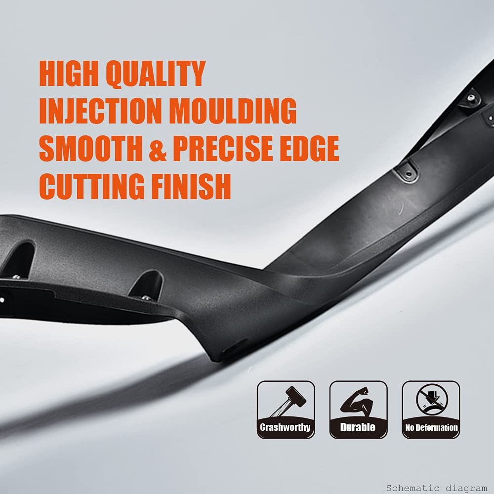 Fender Flares Compatible with Chevy Silverado 2500HD 3500HD 2014-2018 5.8 ft