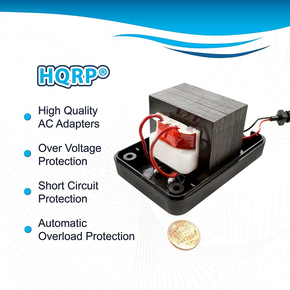 HQRP AC Power Adapter for Digitech BP200, BP355 Bass Multi-Effects Processor