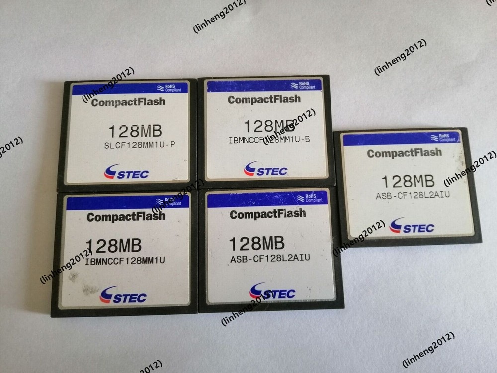 5pcs    STEC  128MB CF CompactFlash  CF Card