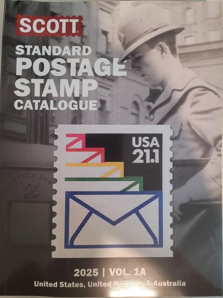 Scott Postage Stamp Catalog 2025 Volume 1A-1B Set or 1A or 1B Separately Select: